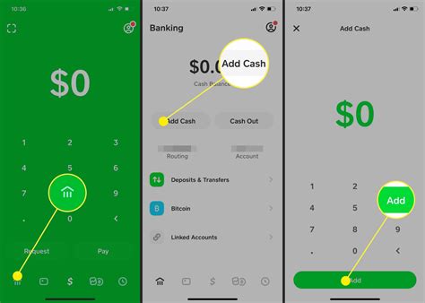 Add money to Cash App.